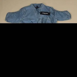 VERONICA BEARD Jeans Women's Dunn Mini Dress Sz-8 Iceberg J24067101286IC - Picture 1 of 21