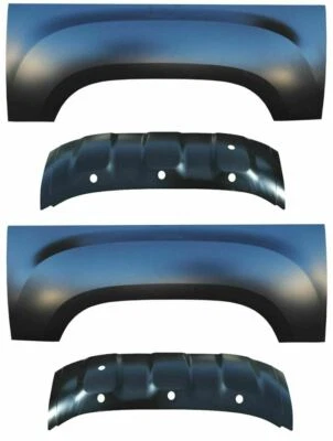 2007-2013 Gmc Sierra Upper Rear Wheel Arch Outer Wheelhouse Set 6' & 8' Beds - Image 1 of 4