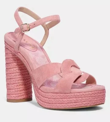 Sandalias Coach Talina de gamuza - Talla 10 - Color caramelo Foto 1 de 4