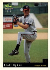 1991 Pulaski Braves Classic/Best #26 Scott Ryder