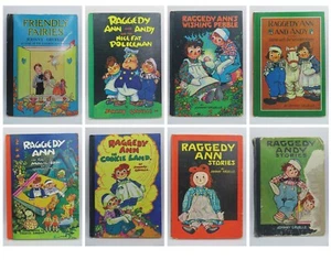 Lot of 8 Raggedy Ann & Andy Books by Johnny Gruelle Vintage Children’s Hardcover - Bild 1 von 24