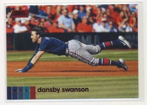  2020 Stadium Club Red Foil #280 Dansby Swanson Atlanta Braves BX5 - Picture 1 of 2