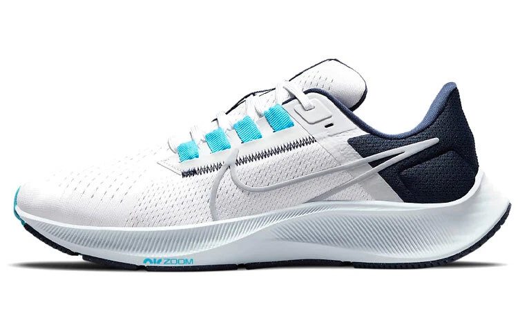 Nike Air Zoom Pegasus 38 White Midnight Navy for Sale