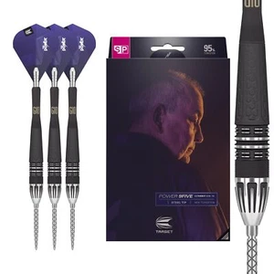 Target Darts Phil Taylor Power 9-Five Gen 10 22G 95% Tungstène Swiss Point Ste... - Photo 1/6