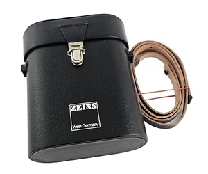 ZEISS Dialyt Binocular Case Fernglas Tasche Leder Leather Schwarz Black TOP - Bild 1 von 2