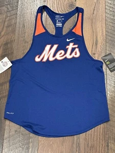 New York Mets MLB Women's Nike Dri-Fit Racer Back Tank Top Size Small - NWT - Picture 1 of 5
