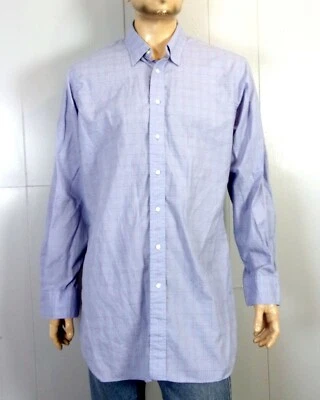 euc Royal Classic by Tom James Bespoke Plaid Check Dress Shirt sz Slim Fit XL - Image 1 of 2