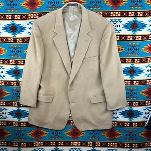 Christian Brooks Barclay's 100% Camel Hair Blazer Sport Coat Jacket Tan - Picture 1 of 8