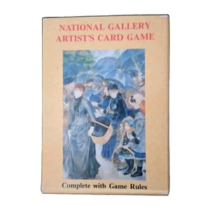 National Gallery Artist's Card Game 50 Künstler 52 Color Paintings Deck Sealed - Bild 1 von 8