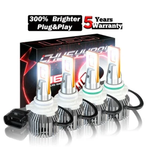 For Chrysler PT CRUISER 2001-2010 LED Headlight High Low Beam Bulbs Combo 4pc - Bild 1 von 24