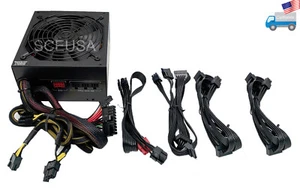 PowerSpec PS750BSM 750W 80+ Bronce 4x PCIE Semi-Modular Gaming PC ATX12V PSU - Imagen 1 de 13