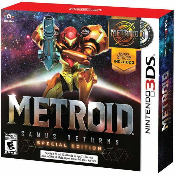 Metroid: Samus Returns Special Edition (Nintendo 3DS, 2017)