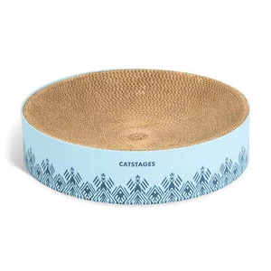 CScratch & Snuggle Cat Scratcher Bowl Blue - Picture 1 of 5