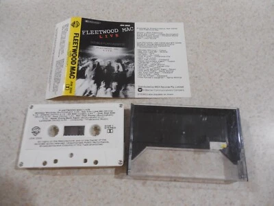 FLEETWOOD MAC LIVE Cassette Tape 1980 DOUBLE ALBUM Rock J5W 3500 - Image 1 of 4