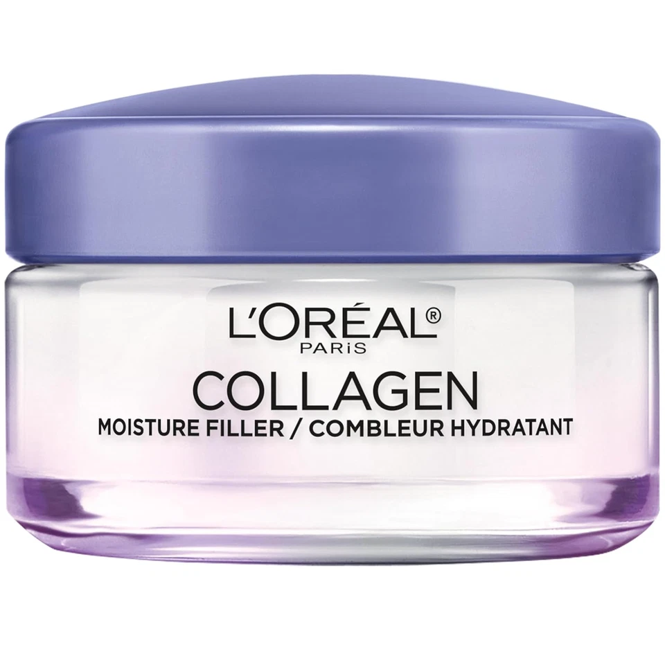 L’Oréal Paris Collagen Daily Face Moisturizer Reduce Wrinkles Face Cream 1.7 o