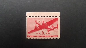 C25a 6c Transport Plane Booklet Pane Single MNH  OG  F/VF - Picture 1 of 1