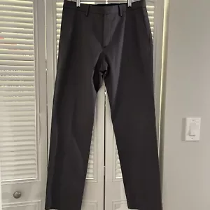 Banana Republic Chino Pants Men 31x32 Gray Non Iron Tailored Slim Fit Flat Front - Picture 1 of 8