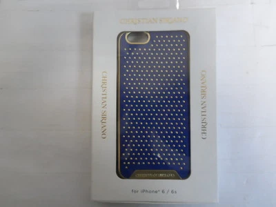 NUEVA Funda Rígida Christian Siriano para Apple® iPhone 6 y 6s (Azul/Dorado) Foto 1 de 2