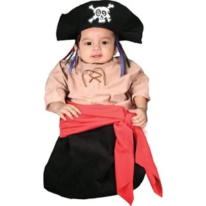 Baby Pirate Bunting -  Infant Costume - Ship Ahoy - Cinema Secrets - Halloween - Picture 1 of 1