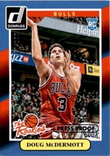 2014 Donruss The Rookies Purple Press Proof #10 DOUG MCDERMOTT  RC /199 Bulls 