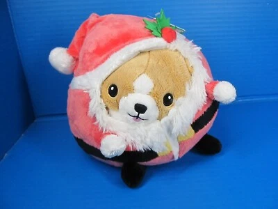 Undercover Squishable Corgi Santa Red Plush Stuffed Animal Christmas 2018 w/Tag - Image 1 of 4