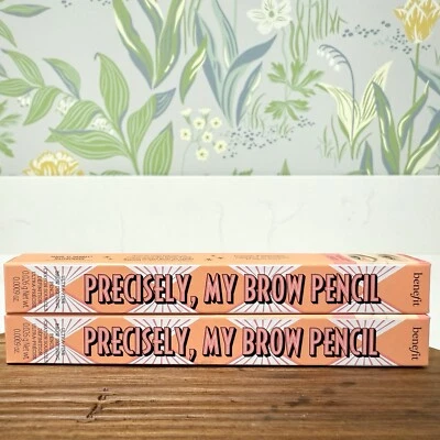 2 X Benefit Precisely My Brow Pencil 3 WARM LIGHT BROWN 0.026g Travel Mini - Image 1 of 4
