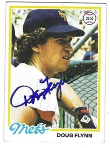 Autographed DOUG FLYNN New York Mets 1978 Topps card #453 w/COA - Picture 1 of 1