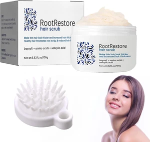 Scrub Naturale per Il Cuoio Capelluto, Scrub per Il Cuoio Capelluto Con Pettine, - Foto 1 di 12