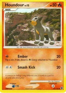 2x (pok-GE-069) Houndour (C) Pokemon D&P Great Encounters Card # 69 - Picture 1 of 1