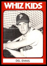 1980 TCMA 1950 PHILADELPHIA PHILLIES WHIZ KIDS #17 DEL ENNIS PHILADELPHIA