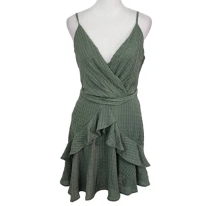 Francesca's Trixxi Green Mini Dress Size Small NWOT Green Wedding Guest Dress - Picture 1 of 8
