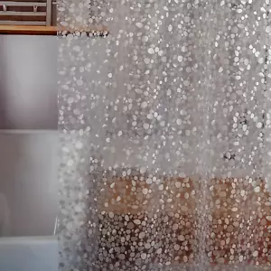 Thick Waterproof Shower Curtain Liner with Heavy-Duty Magnets, 8G EVA - Picture 1 of 12