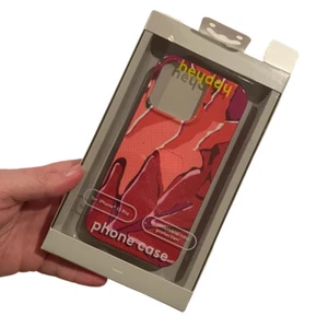 Funda Teléfono Heyday para iPhone 13 Pro Púrpura Roja Diseño Abstracto Nueva Caja Imperfecta - Imagen 1 de 2