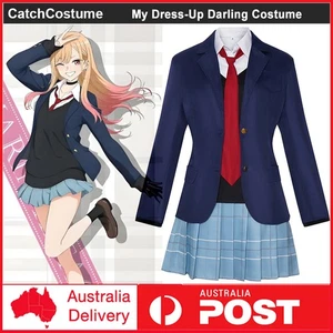 My Dress-Up Darling Kitagawa Marin Disfraz Juegos con disfraces Niñas Escuela JK Uniforme Pelucas - Imagen 1 de 14
