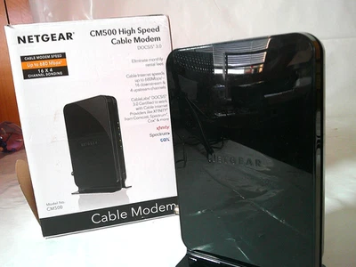 Netgear - CM500 - High Speed Cable Modem - (CM500100NAS) 680 Mbps - Black - Image 1 of 4