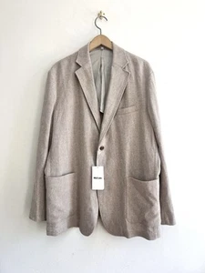Muji Labo Men's Linen Blend Wool Jacket NWT Size L - Picture 1 of 4