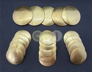 Jaguar MK IV 1935-1949 2.5L Brass Dish/Welch Engine Core Plug Set - Picture 1 of 1