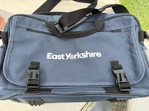 East Yorkshire School Laptop Bag Crossbody Messenger Bag Blue - Photo 1/11