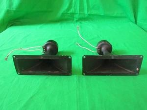Vintage Realisitic Model 40-1228 8 ohm Horn Tweeters Nice Condition - Picture 1 of 7