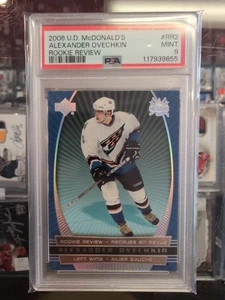 ALEX OVECHKIN PSA 9 ROOKIE REVIEW MCDONALDS RR2 UD 2006 Low Pop! - Picture 1 of 2