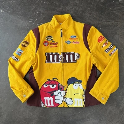 Chaqueta NASCAR vintage Y2K Chase Authentics marca M&M "Elliot Sadler" para mujer L Foto 1 de 4