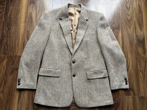 Chaqueta Blazer Harris Tweed (M) Tejida a Mano “Natural Earth” 38R Nueva sin Etiquetas Precio de venta sugerido por el fabricante 279 GBP - Imagen 1 de 13