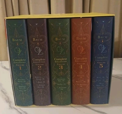 Oz The Complete Hardcover Collection by L Frank Baum 5 vol Box Set - Image 1 of 4