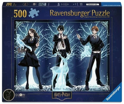 Ravensburger Erwachsenenpuzzle 500 Teile - Harry Potter - Leuchtender Patronus
