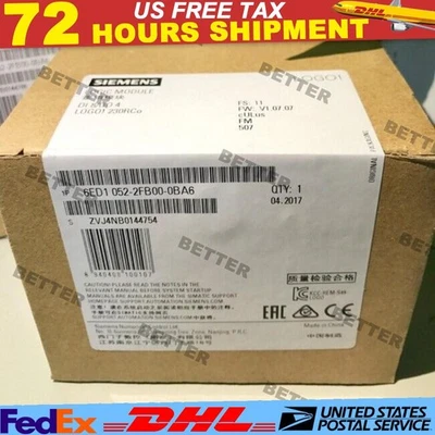 New Siemens 6ED1 052-2FB08-0BA0 6ED1052-2FB08-0BA0 LOGO! 230RCEO, US FREE TAX - Image 1 of 4