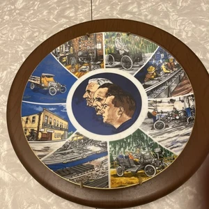 Ford Motor Company Commemorative Keepsake plate with Frame Henry ford RARE! - Picture 1 of 18
