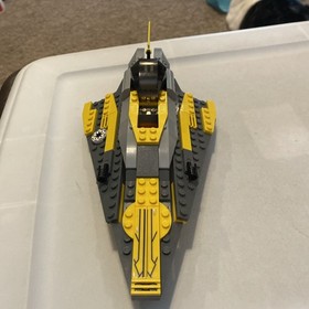 LEGO 7669 Star Wars Anakins Jedi Star Fighter With Instructions Missing 1 Piece