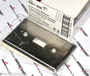 1pcs-Cooper 93071 Piastre da parete in acciaio inox a levetta singola dimensioni standard 1 velocità - Foto 1 di 3