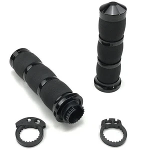 Avon Superbike 7/8" Black Air Cushioned Grips (SB-AIR-90-ANO) - Picture 1 of 2