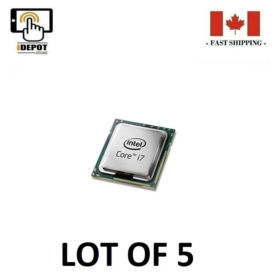 Intel Core i7-2600K 3.4GHz Quad-Core Processor LGA 1155 - LOT OF 5 - Image 1 of 1